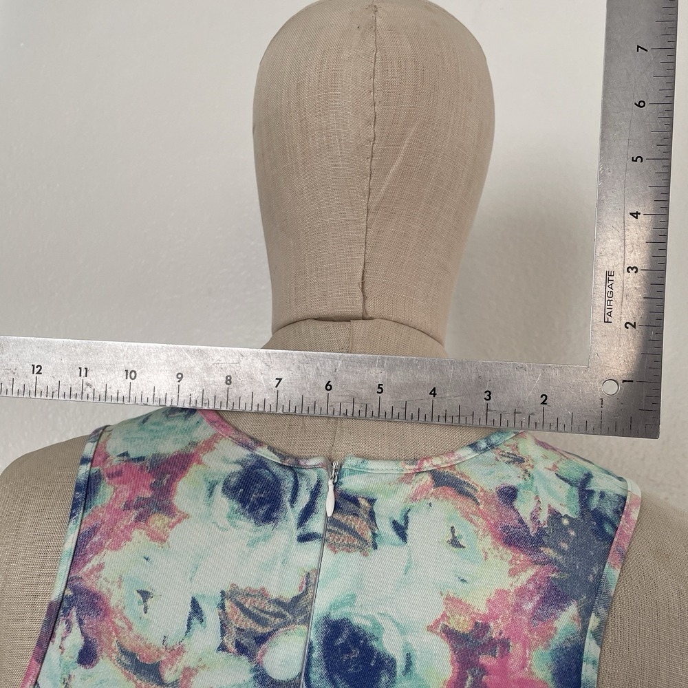 Mia De Andrea Colección Floral Print Sleeveless Dress Pink Colombian - Picture 3 of 11